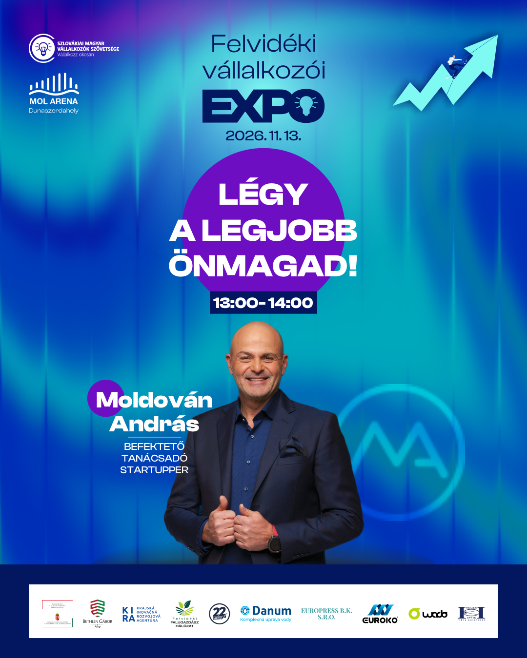 Légy a legjobb önmagad! — 13:00–14:00, Moldován András